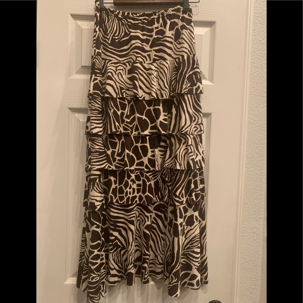 Fiore Layered Long Skirt